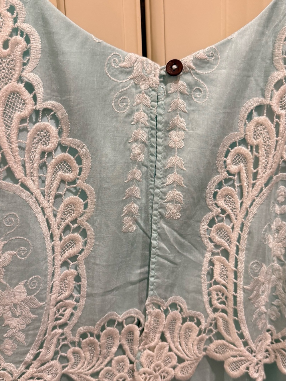 Dolce Vita Mint Lace-Trim Spaghetti Strap Mini Dress - Picture 5 of 5